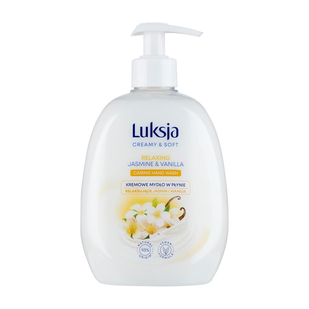 272979 LUKSJA MYDŁO W PŁYNIE DOZOWNIK 500ML CREAMY&amp;SOFT JAŚMIN I WANILIA 5900536348919