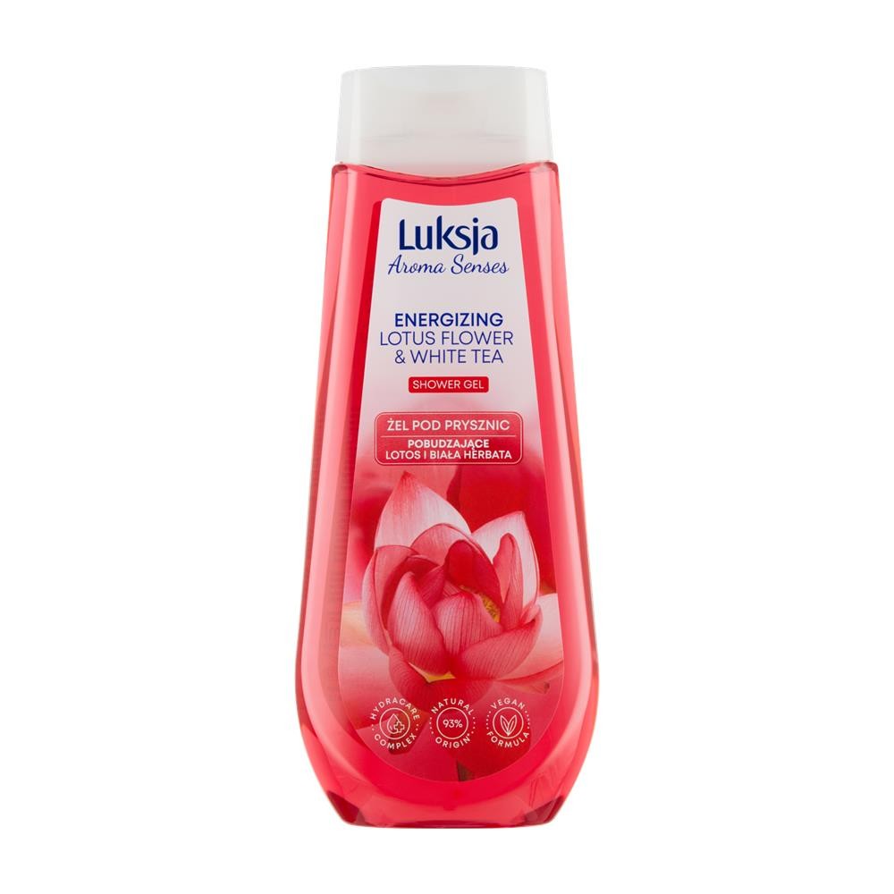 272987 LUKSJA ŻEL POD PRYSZNIC WOMEN 500ML AROMA SENSES LOTOS I BIAŁA HERBATA 5900536348995