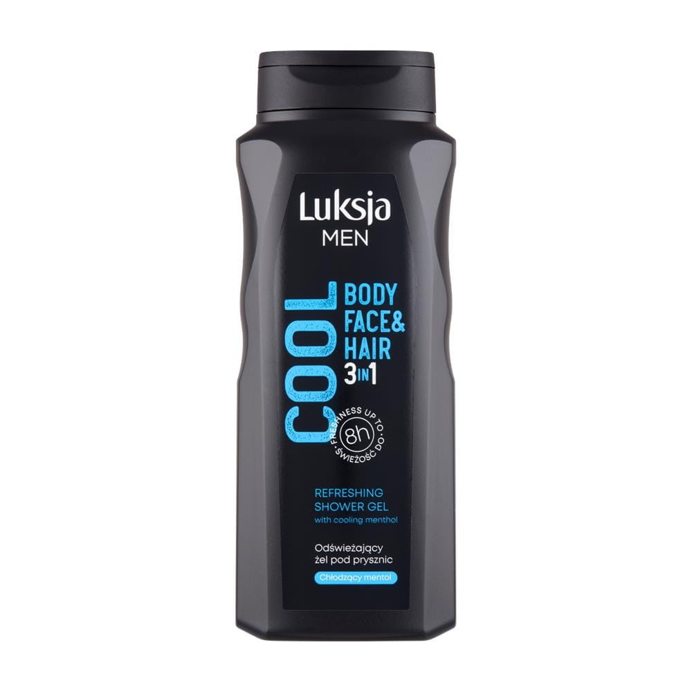 272992 LUKSJA ŻEL POD PRYSZNIC MEN 500ML 3W1 COOL CHŁODZĄCY MENTOL 5900536349046