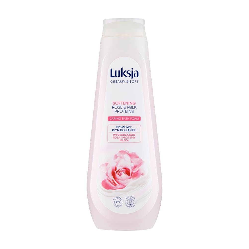 272996 LUKSJA PŁYN DO KĄPIELI 900ML CREAMY&amp;SOFT RÓŻA I PROTEINY MLEKA 5900536349084