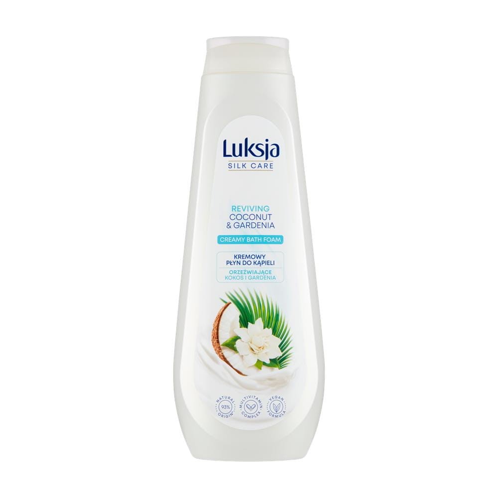 272998 LUKSJA PŁYN DO KĄPIELI 900ML CREAMY&amp;SOFT KOKOS I GARDENIA 5900536349114