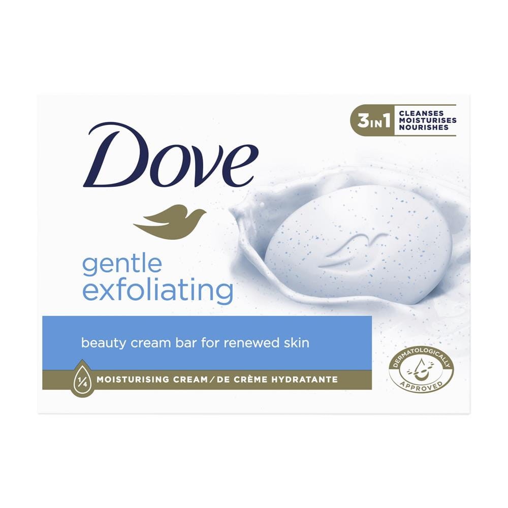 273205 DOVE MYDŁO W KOSTCE  90G GENTLE EXFOLIATING 8720182258830