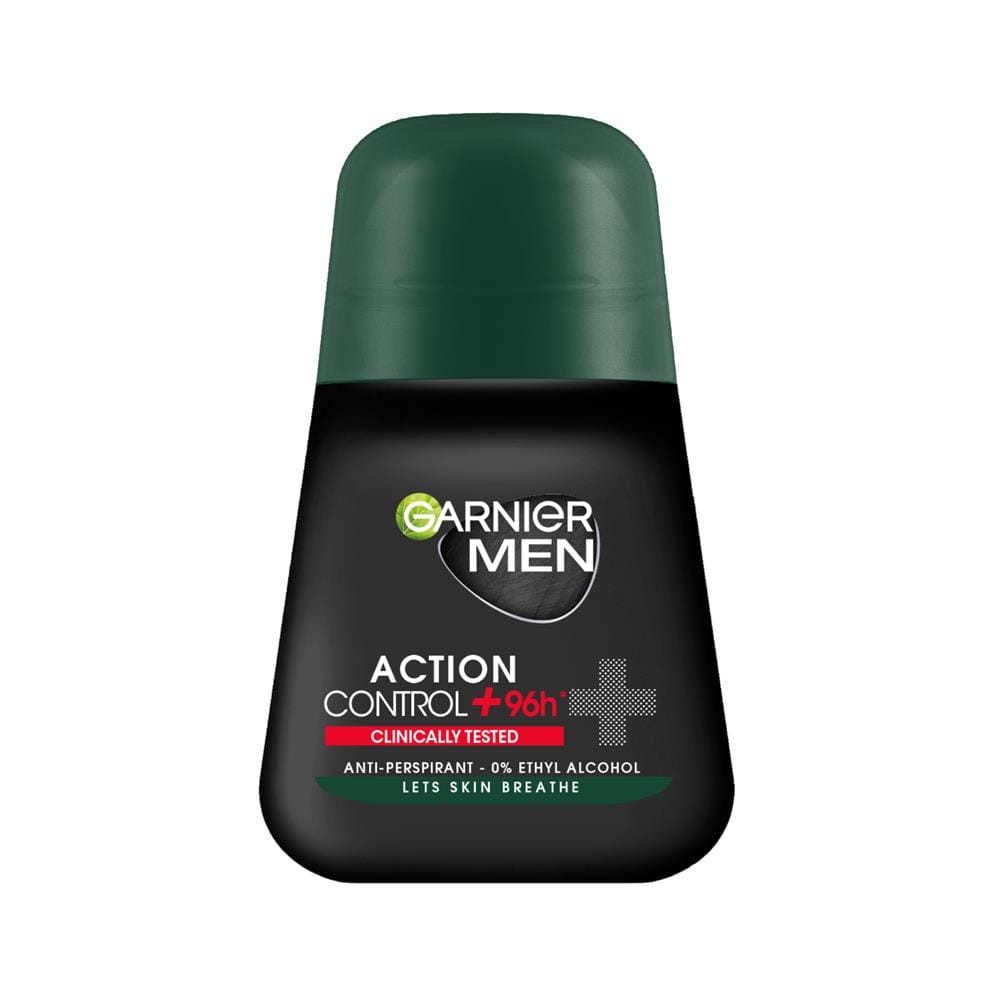 273994 GARNIER DEZODORANT MEN ROLL-ON 50ML ACTION CONTROL+ 96H CLINICALLY TESTED 3600542475242