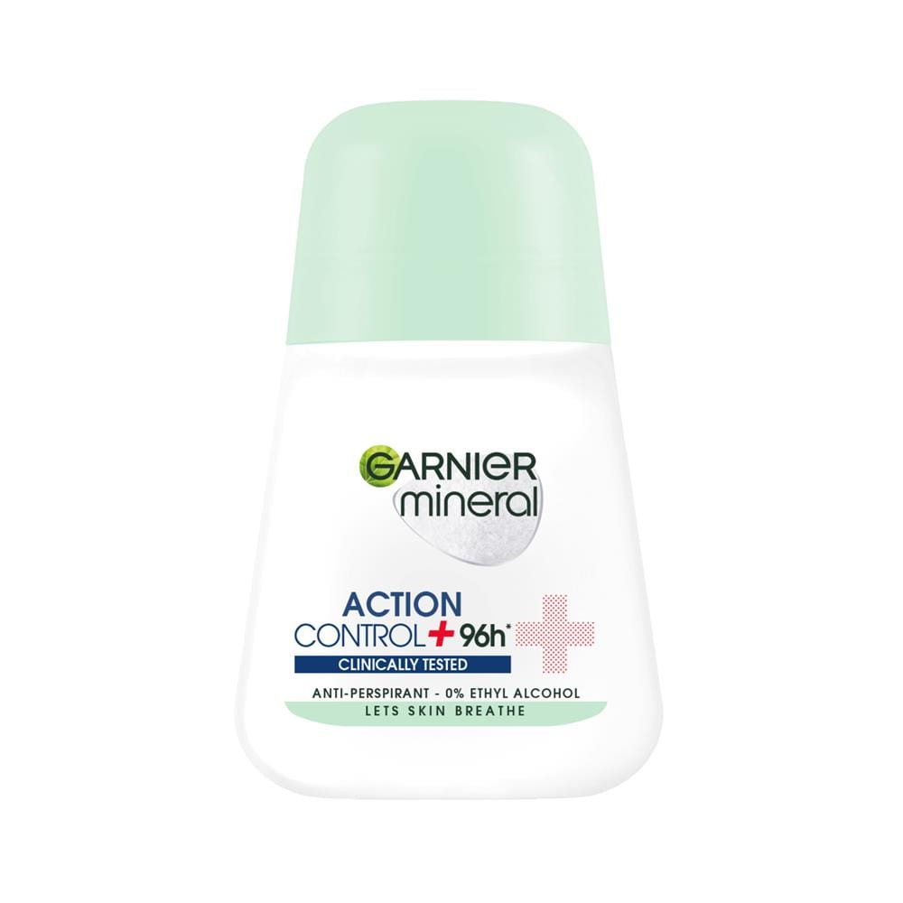 274008 GARNIER DEZODORANT WOMEN ROLL-ON 50ML ACTION CONTROL+ 96H CLINICALLY TESTED 3600542475235