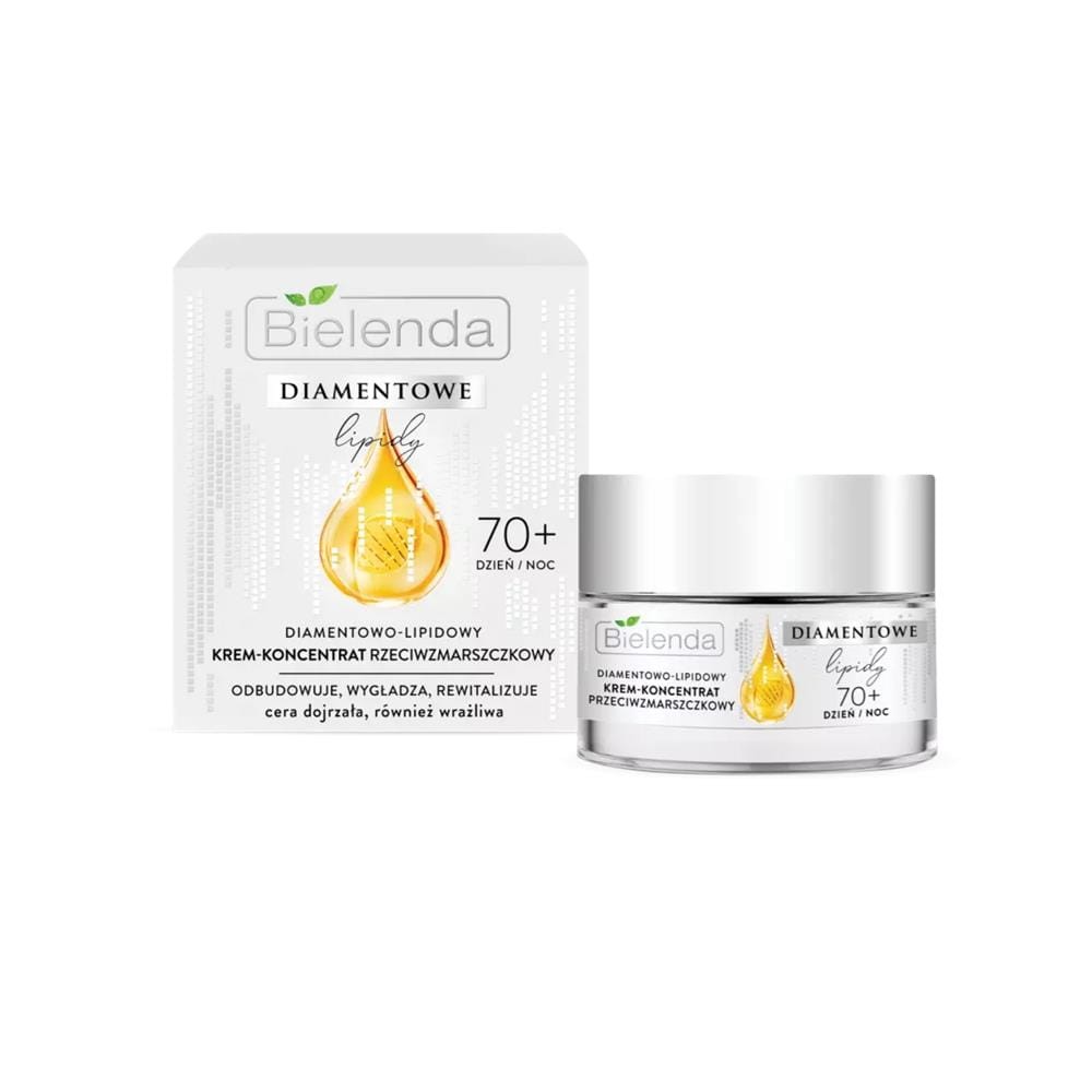 274123 BIELENDA DIAMENTOWE LIPIDY 70+ KREM DO TWARZY 50ML PRZECIWZMARSZCZKOWY ODBUDOWUJE,WYGŁADZA 5902169049706