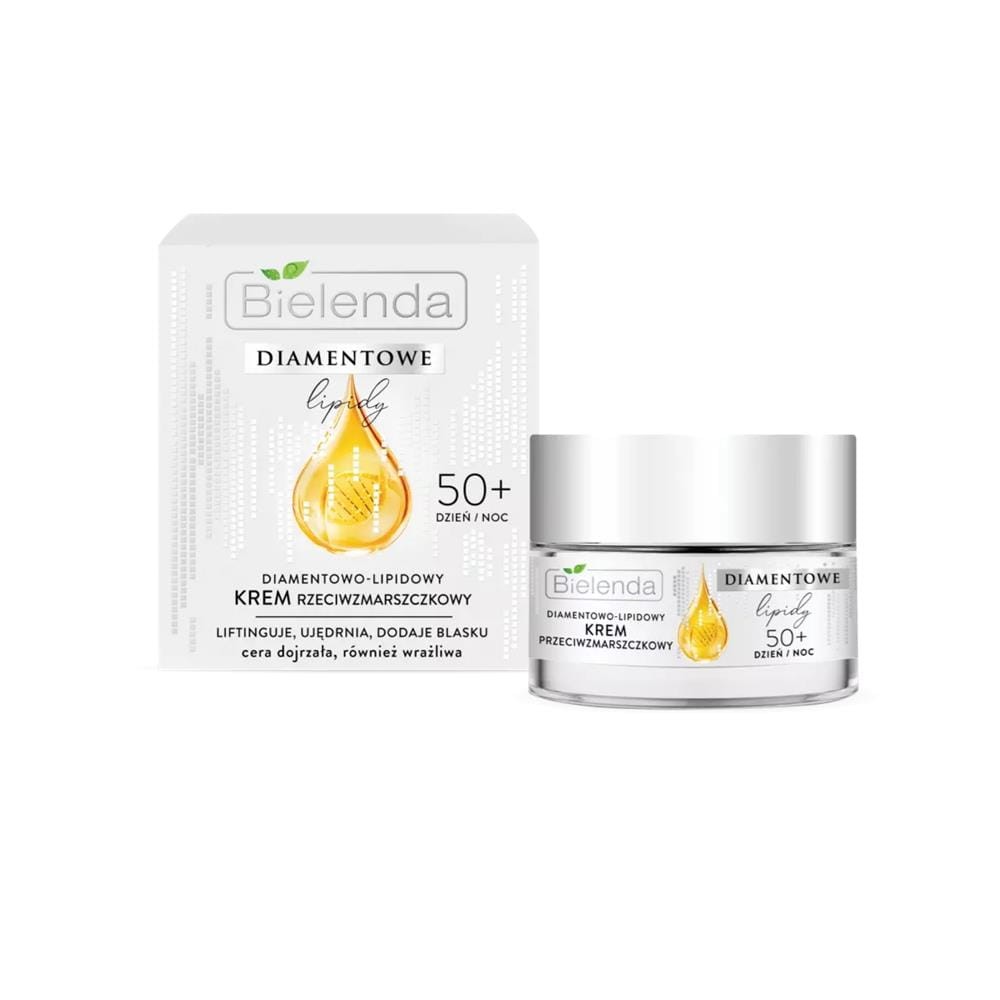 274126 BIELENDA DIAMENTOWE LIPIDY 50+ KREM DO TWARZY 50ML PRZECIWZMARSZCZKOWY LIFTINGUJE,UJĘDRNIA 5902169049683