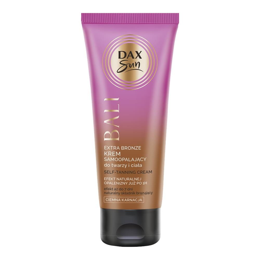 274391 DAX SUN SAMOOPALACZ KREM DO TWARZY I CIAŁA 75ML BALI EXTRA BRONZE CIEMNA KARNACJA 5900525076113