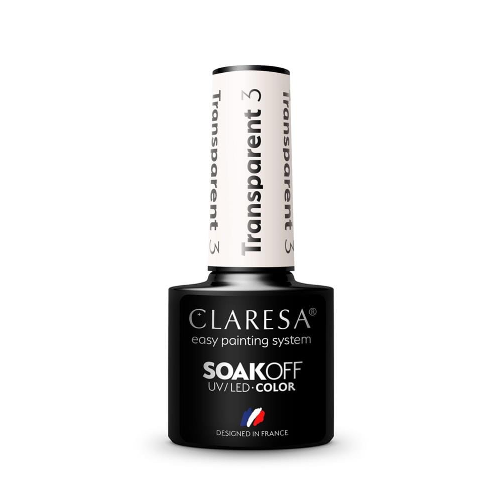 275168 CLARESA LAKIER DO PAZNOKCI HYBRID TRANSPARENT 3 5902846079569