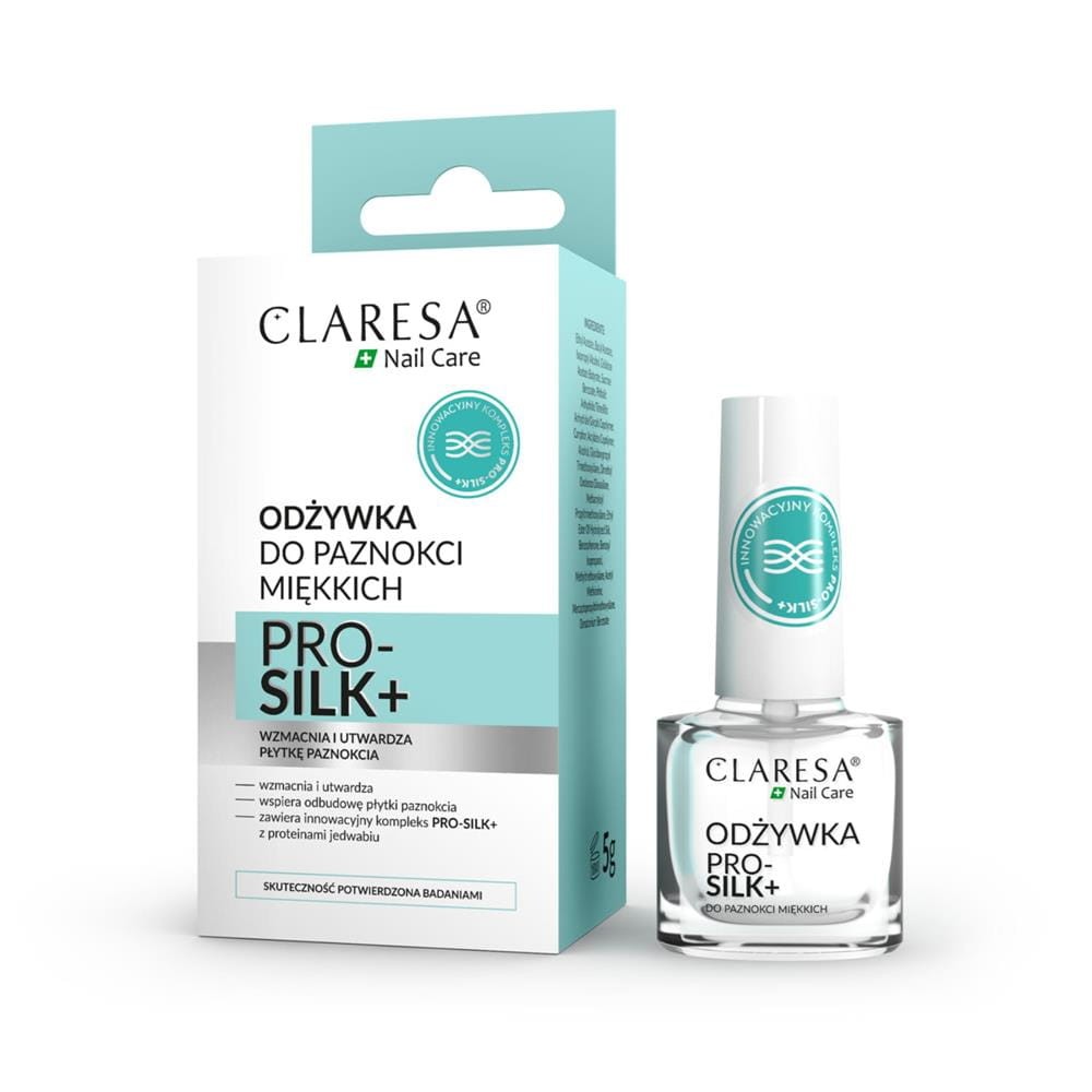 275184 CLARESA ODŻYWKA DO PAZNOKCI MIĘKKICH 5G PRO-SILK+ 5903819800319