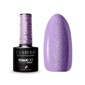 CLARESA LAKIER DO PAZNOKCI HYBRID FULL GLITTER 6