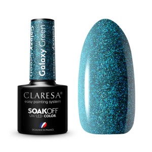 CLARESA LAKIER DO PAZNOKCI HYBRID GALAXY GREEN