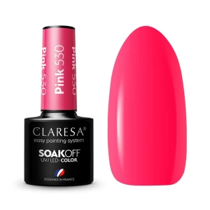 CLARESA LAKIER DO PAZNOKCI HYBRID PINK 530