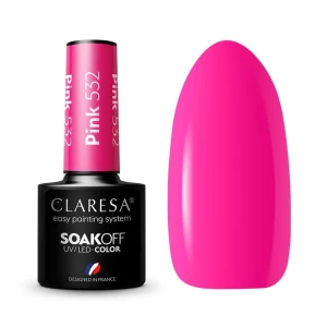 CLARESA LAKIER DO PAZNOKCI HYBRID PINK 532