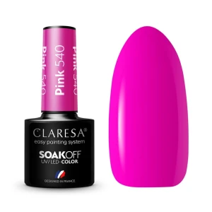 CLARESA LAKIER DO PAZNOKCI HYBRID PINK 540