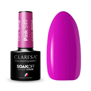 CLARESA LAKIER DO PAZNOKCI HYBRID PINK 549