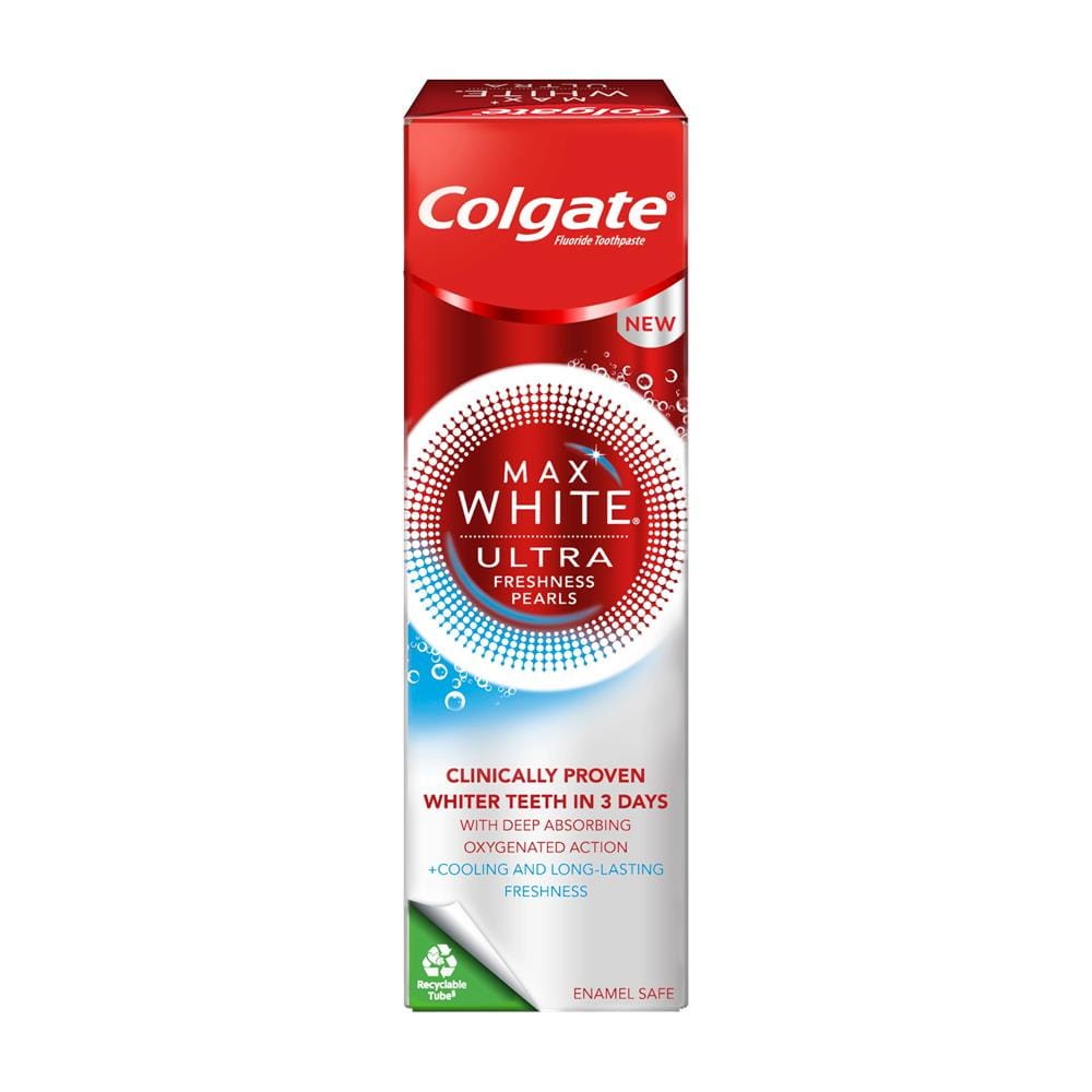 276191 COLGATE PASTA DO ZĘBÓW  50ML MAX WHITE ULTRA FRESHNESS PEARLS 8718951505100