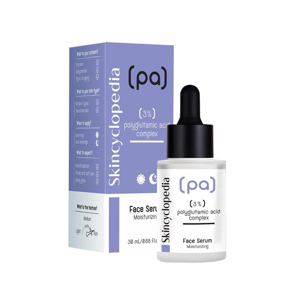 276724 SKINCYCLOPEDIA SERUM DO TWARZY 30ML 3% POLYGLUTAMIC ACID COMPLEX MOISTURIZING NAWILŻAJĄCE 3801017001397