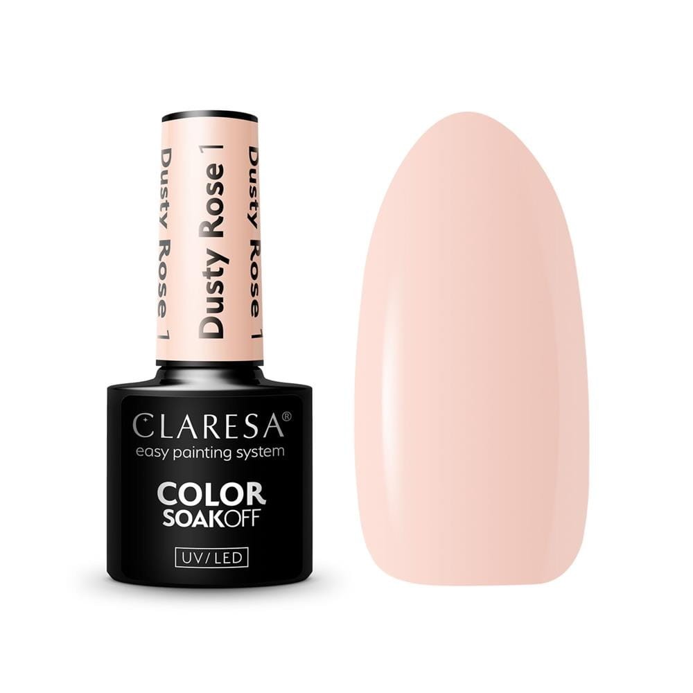 276938 CLARESA LAKIER DO PAZNOKCI HYBRID DUSTY ROSE 1 5903819815924