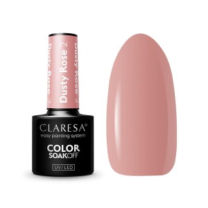 CLARESA LAKIER DO PAZNOKCI HYBRID DUSTY ROSE 2