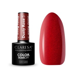 CLARESA LAKIER DO PAZNOKCI HYBRID DUSTY ROSE 3