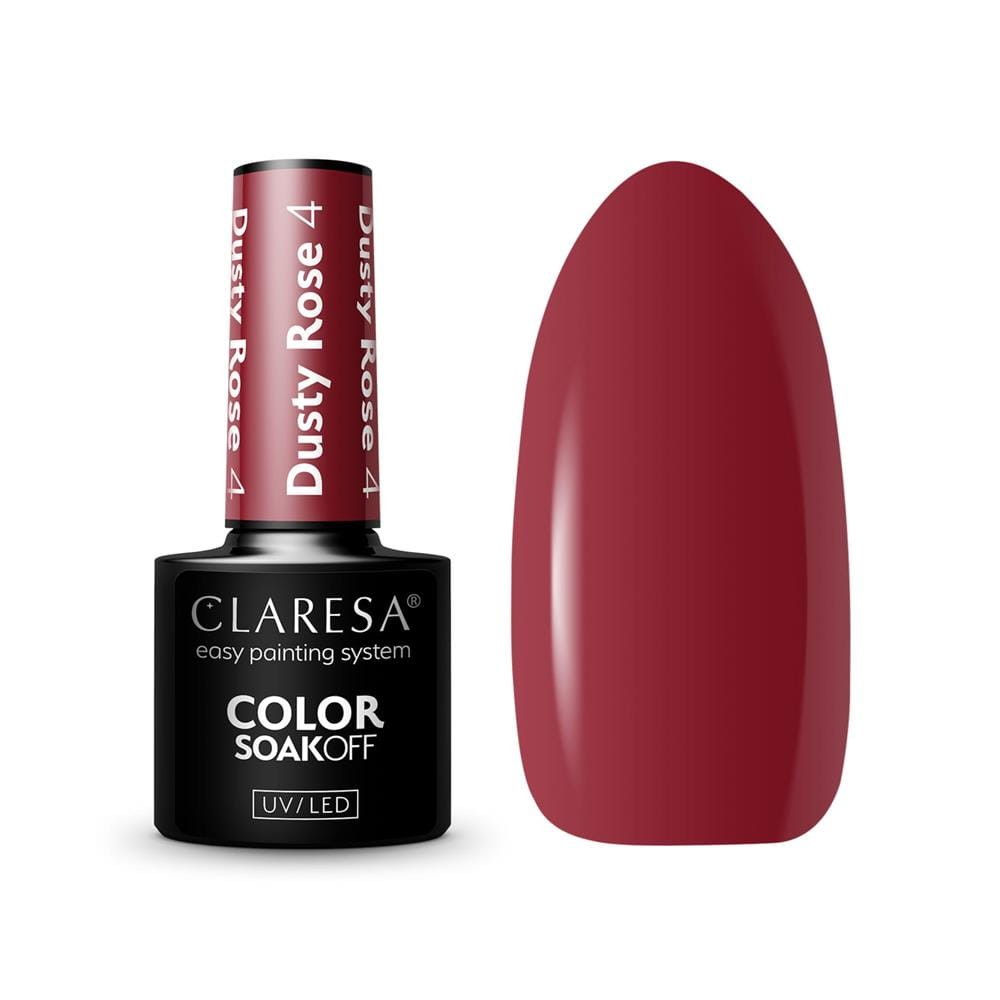 276941 CLARESA LAKIER DO PAZNOKCI HYBRID DUSTY ROSE 4 5903819815955