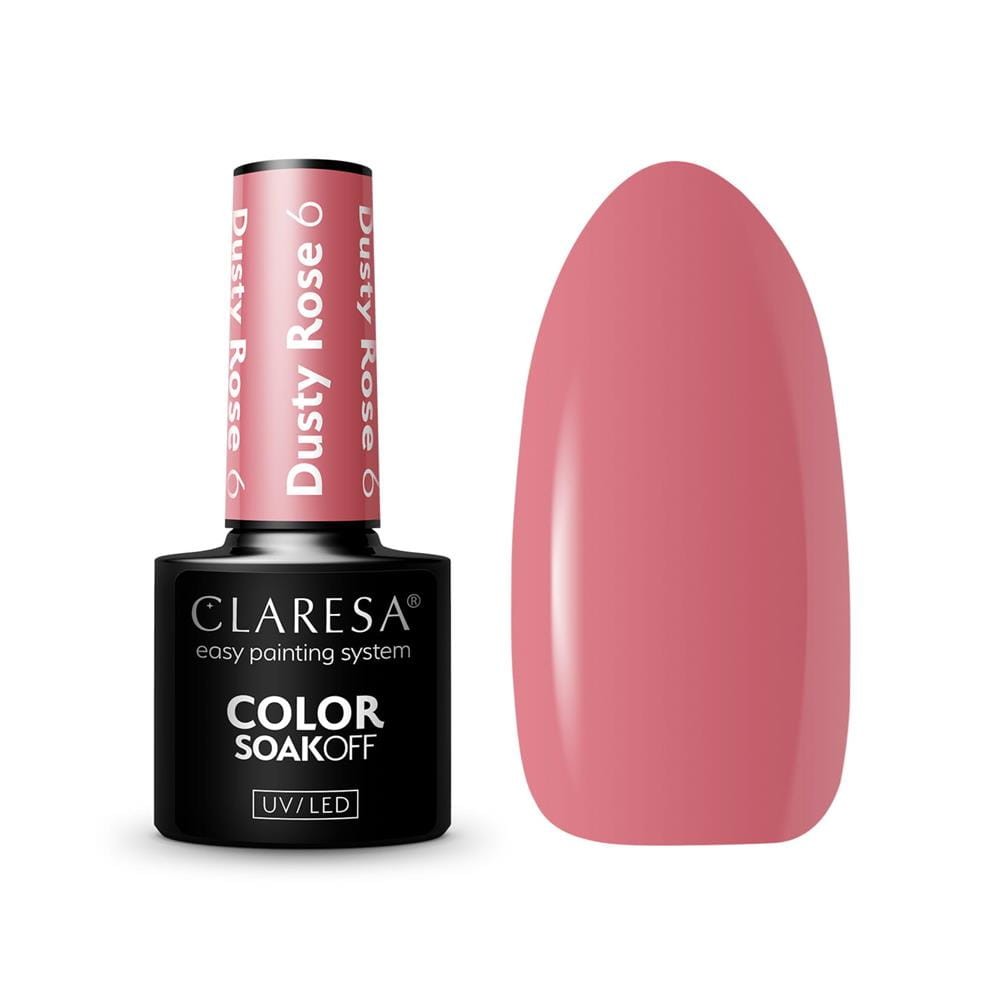 276943 CLARESA LAKIER DO PAZNOKCI HYBRID DUSTY ROSE 6 5903819815979