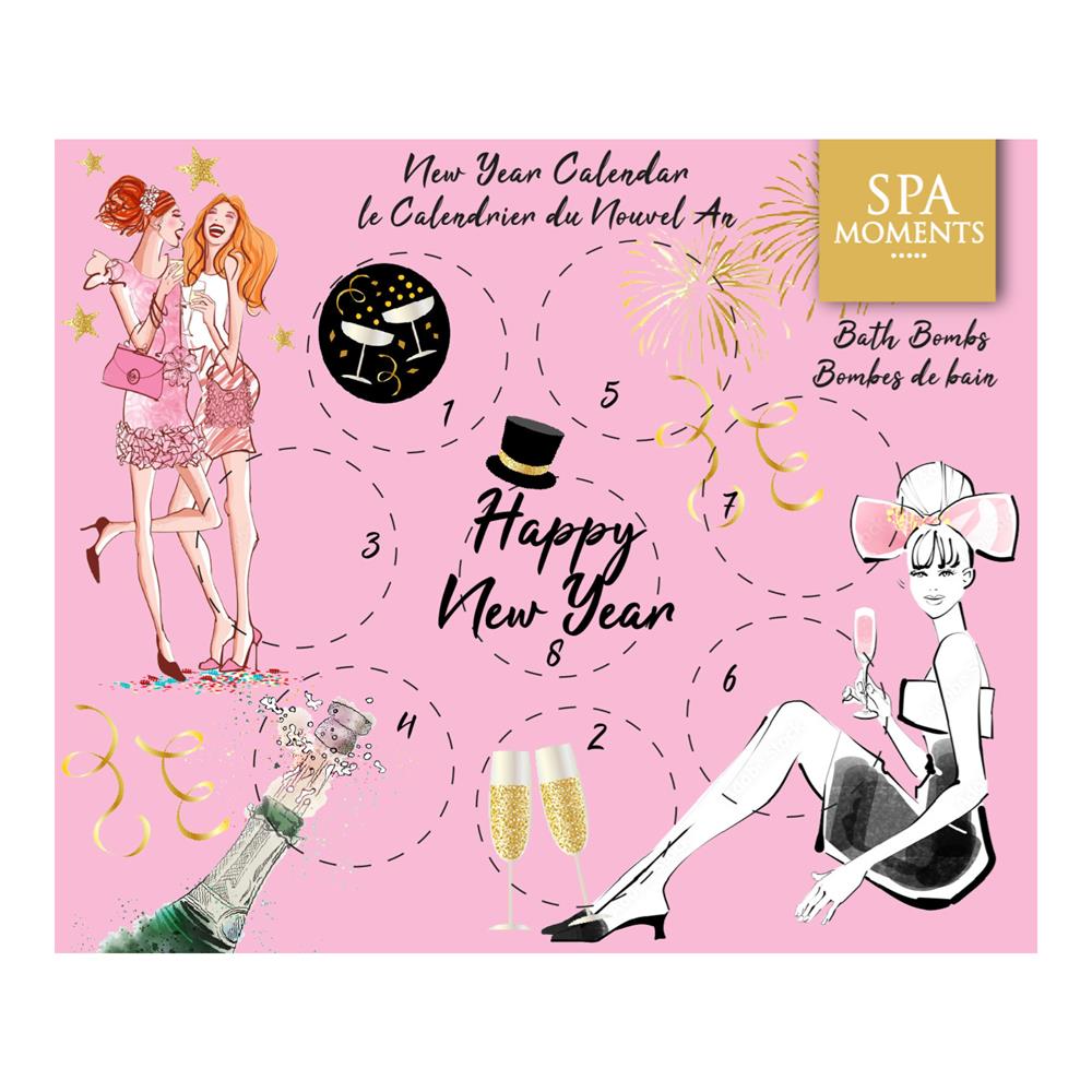 278256 CHLAPU CHLAP KOMPLET KULA MUSUJĄCA DO KĄPIELI 50GX8 KALENDARZ POTWORY 5901571011653