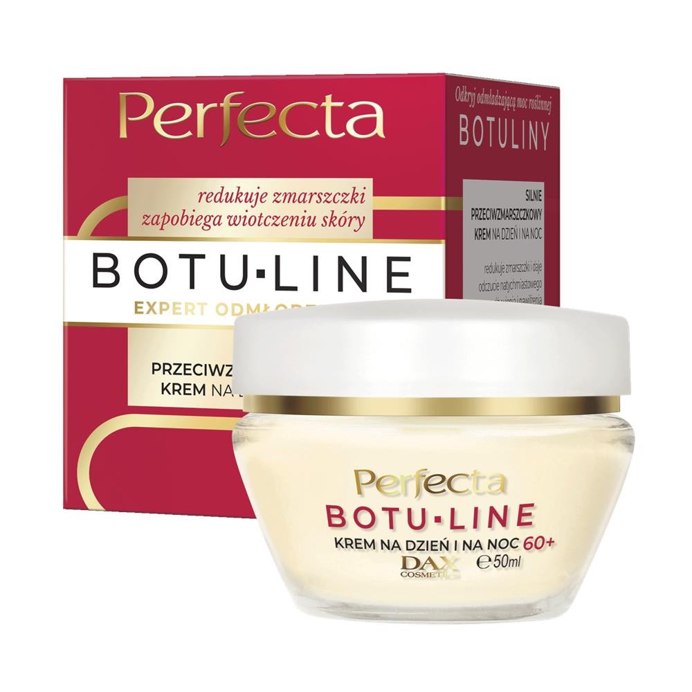 278868 PERFECTA BOTU-LINE 60+ KREM DO TWARZY 50ML REDUKUJE ZMARSZCZKI,ZAPOBIEGA WIOTCZENIU SKÓRY 5900525076236