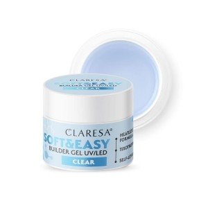 279065 CLARESA ŻEL BUDUJĄCY DO PAZNOKCI 45G SOFT&amp;EASY UV/LED CLEAR 5903819815603