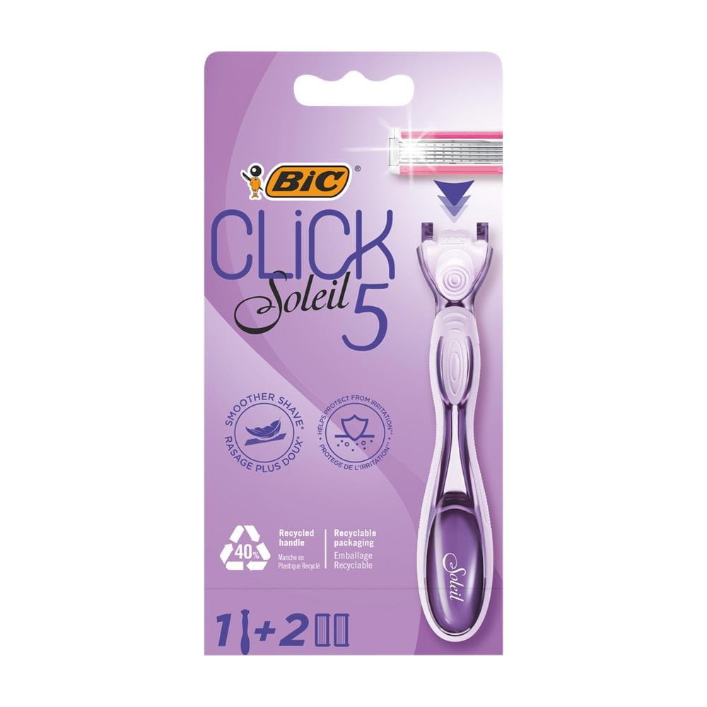 279759 BIC MASZYNKA DO GOLENIA W SOLEIL CLICK 5 1+2 SZT. 3086123680227