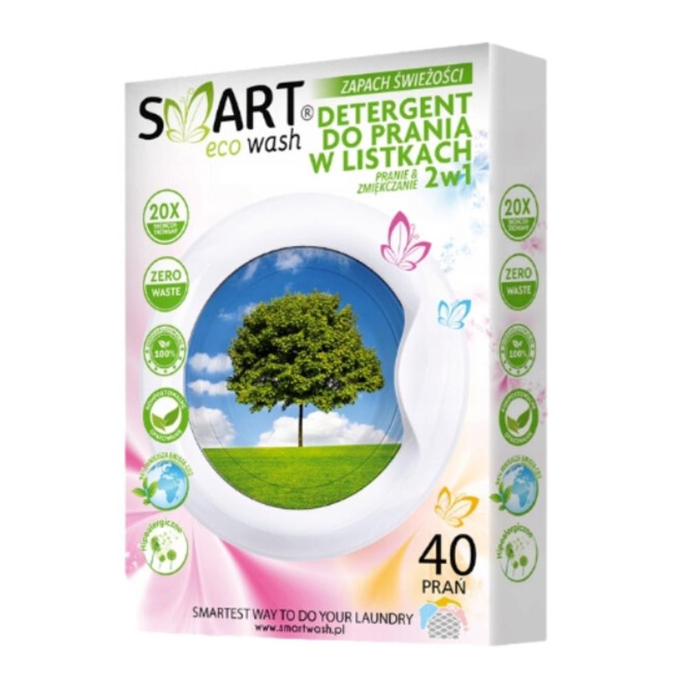 280728 SMART DETERGENT DO PRANIA W LISTKACH 40 SZT. ZAPACH ŚWIEŻOŚCI 5060411612082