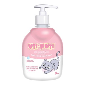 UTI-PUTI MYDŁO W PŁYNIE 300ML BABY 0+ ALOES I DZIURAWIEC/ALOE VERA AND HYPERICUM