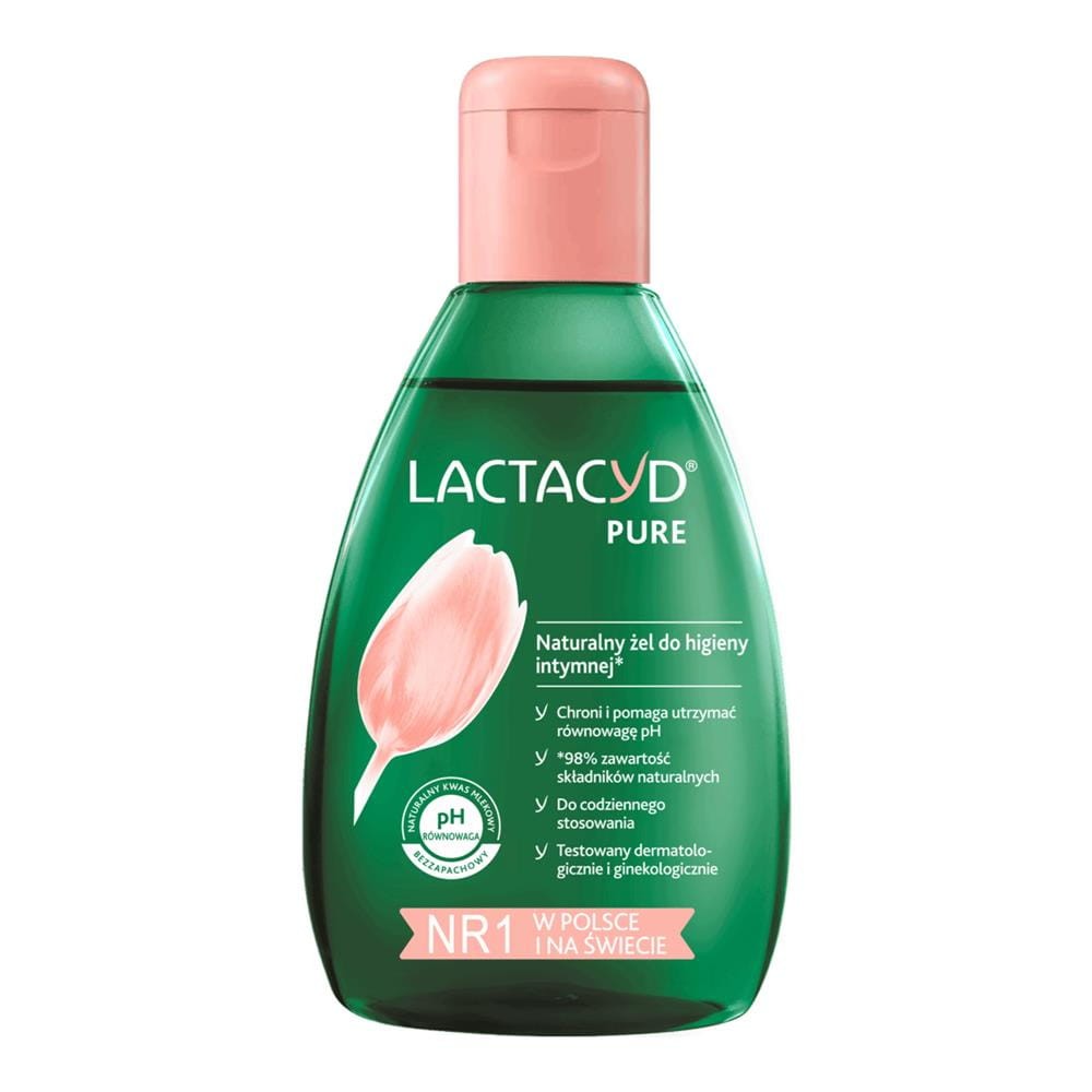 281223 LACTACYD ŻEL DO HIGIENY INTYMNEJ 200ML PURE 5400951990811