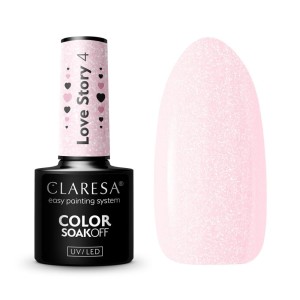 CLARESA LAKIER DO PAZNOKCI HYBRID LOVE STORY 4