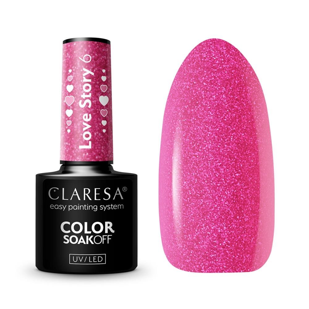282443 CLARESA LAKIER DO PAZNOKCI HYBRID LOVE STORY 6 5903819817850
