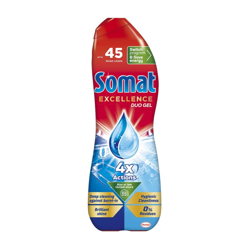 282671 SOMAT ŻEL DO ZMYWAREK EXCELLENCE DUO 810ML HYGIENIC CLEANLINES 9000101570977