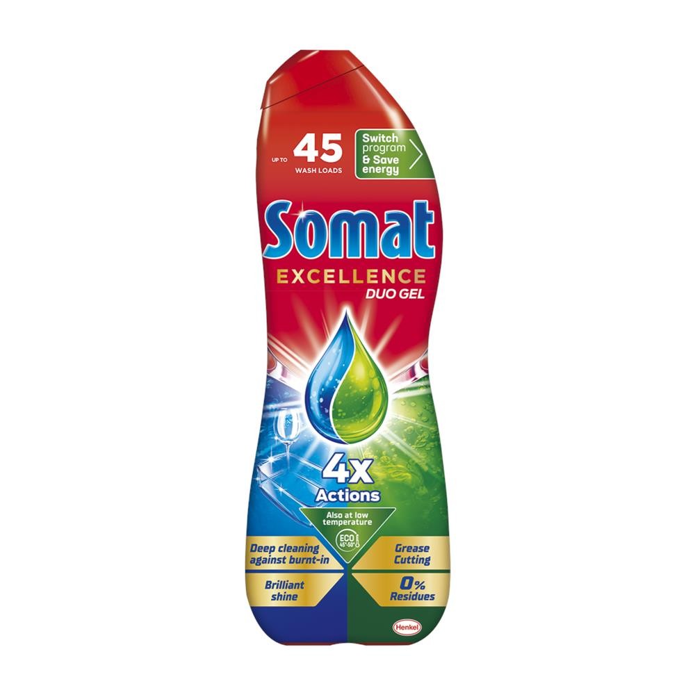 282672 SOMAT ŻEL DO ZMYWAREK EXCELLENCE DUO 810ML GREASE CUTTING 9000101570892