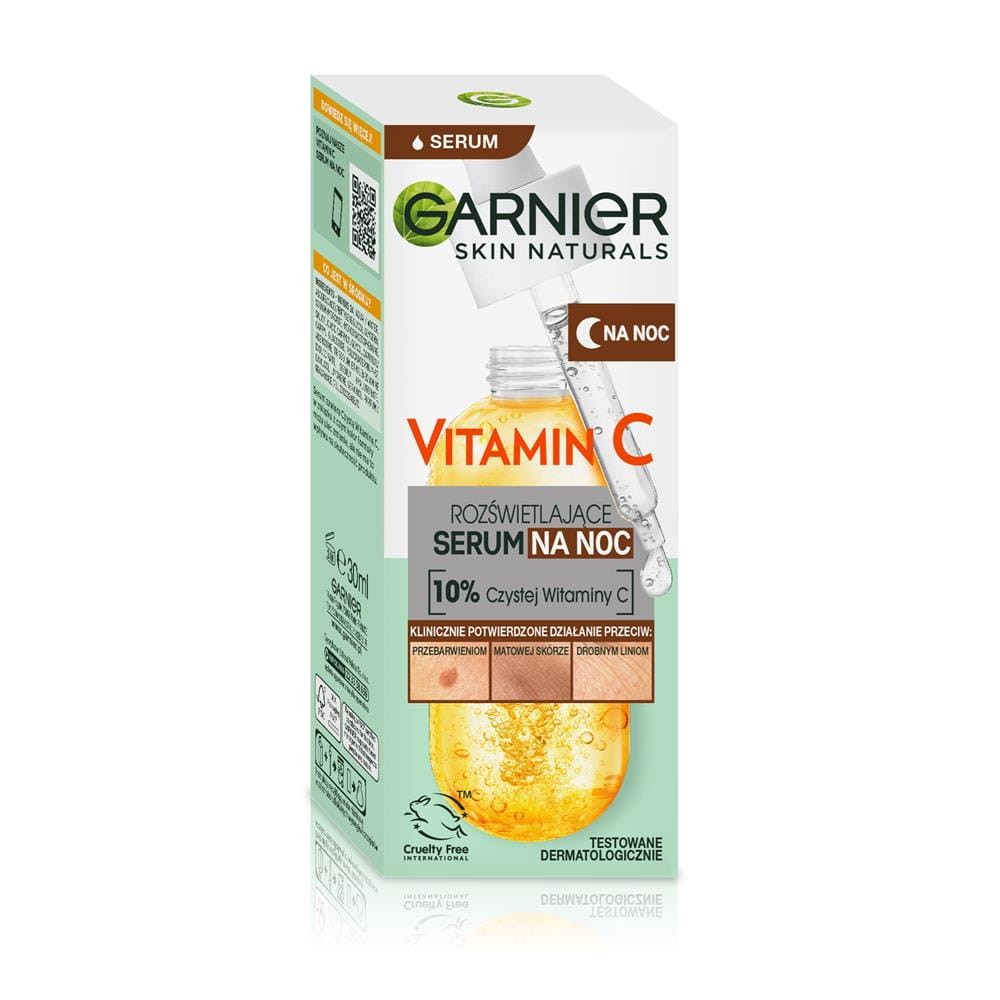 283418 GARNIER SKIN NATURALS VITAMIN C SERUM DO TWARZY 30ML NOC ROZŚWIETLAJĄCE 3600542541640