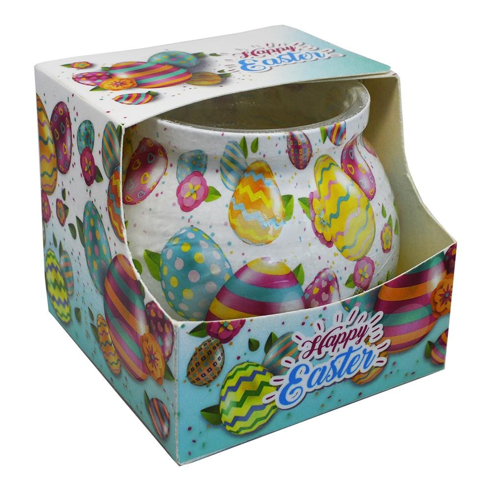 247496 ADMIT ŚWIECA MIRAL BK POWLEKANA WIELKANOC HAPPY EASTER EGGS 5908260636678