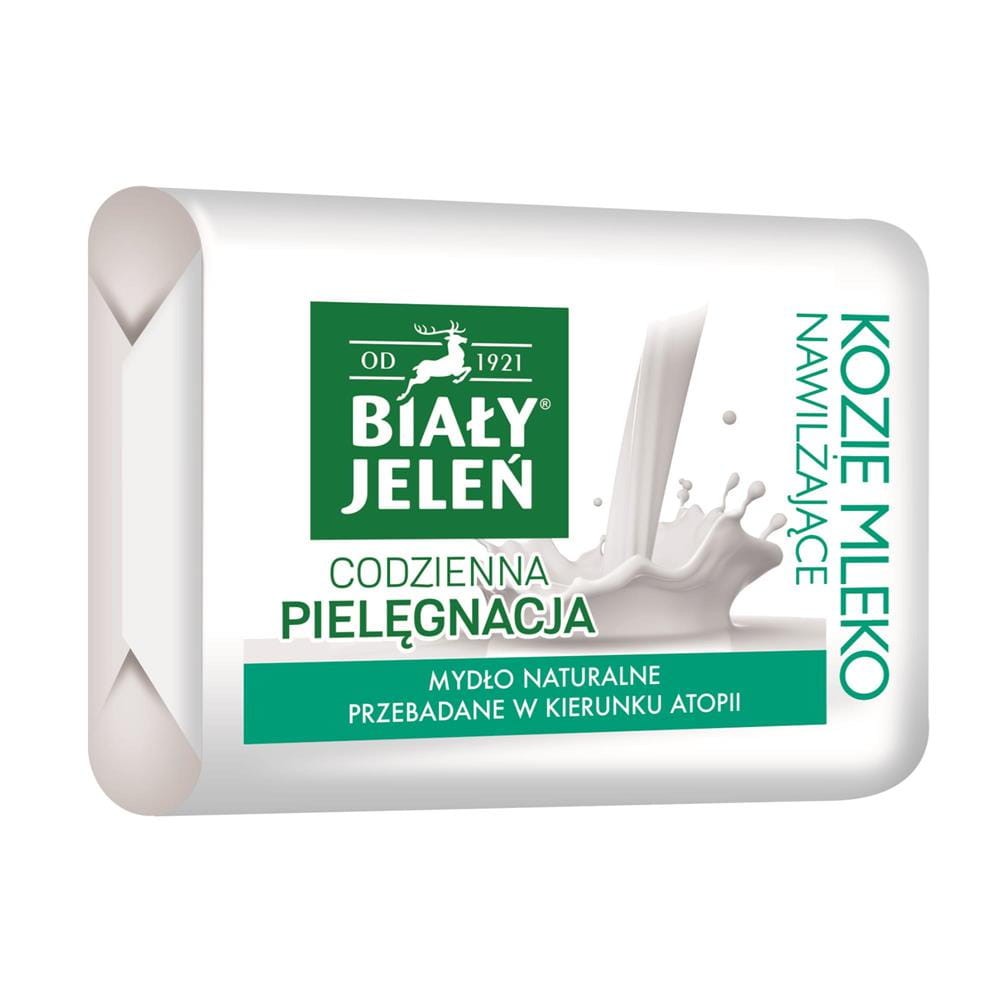 161793 BIAŁY JELEŃ MYDŁO W KOSTCE PREMIUM 100G KOZIE MLEKO 5900133009527