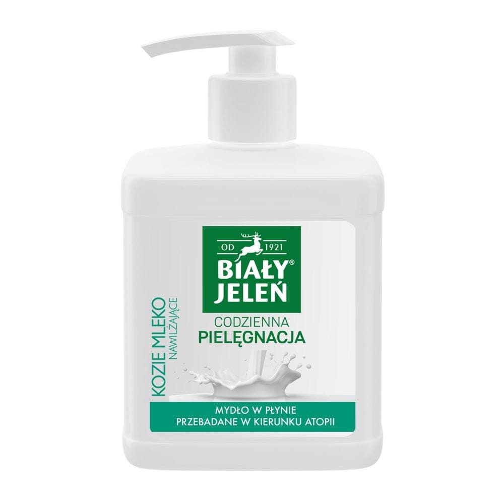183329 BIAŁY JELEŃ MYDŁO W PŁYNIE DOZOWNIK 500ML KOZIE MLEKO 5900133012084