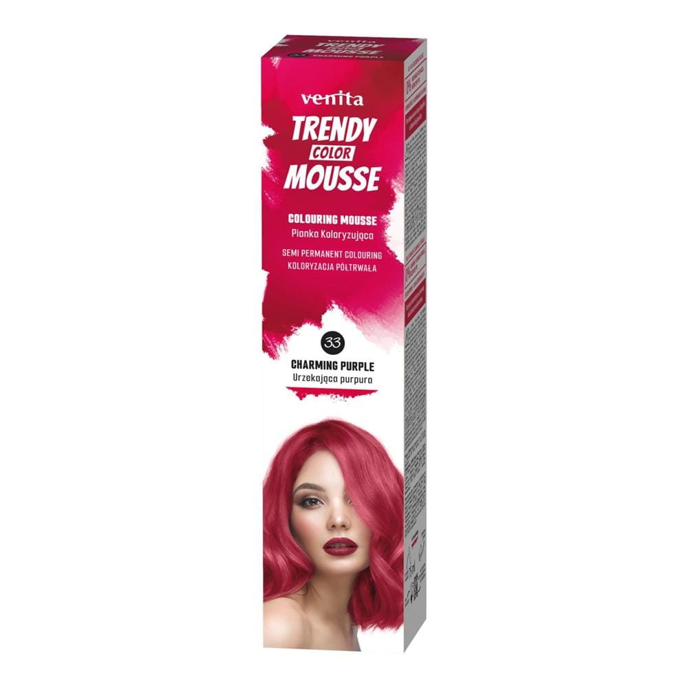 109778 VENITA TRENDY COLOR PIANKA KOLORYZUJĄCA 33 URZEKAJĄCA PURPURA 5902101711210