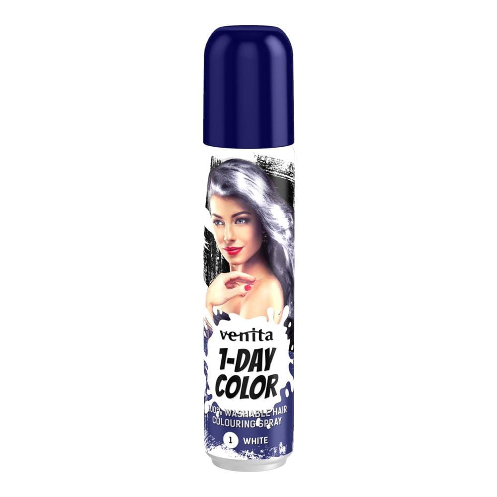 185023 VENITA 1-DAY COLOR SPRAY 50ML  1 ŚNIEŻNA BIEL 5902101514842