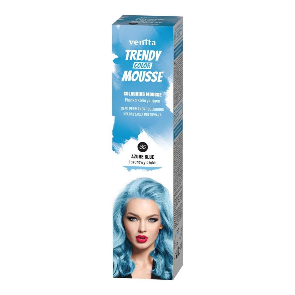 204905 VENITA TRENDY COLOR PIANKA KOLORYZUJĄCA 35 LAZUROWY BŁĘKIT 5902101517324