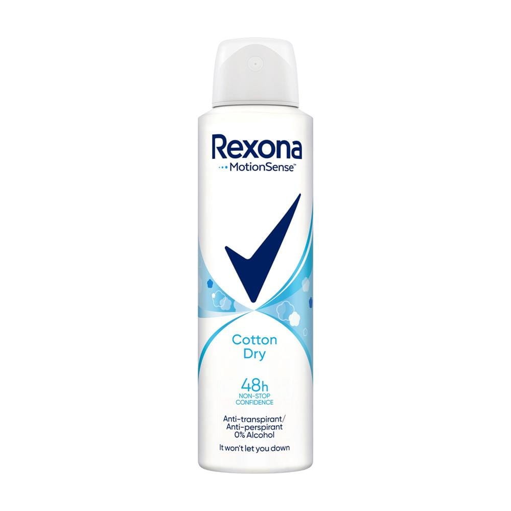 192190 REXONA DEZODORANT WOMEN SPRAY 150ML COTTON 8712561844703