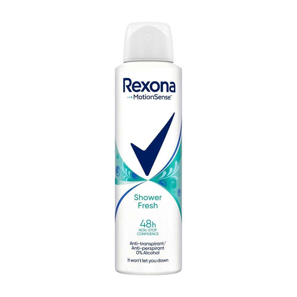 192195 REXONA DEZODORANT WOMEN SPRAY 150ML SHOWER 8712561845106