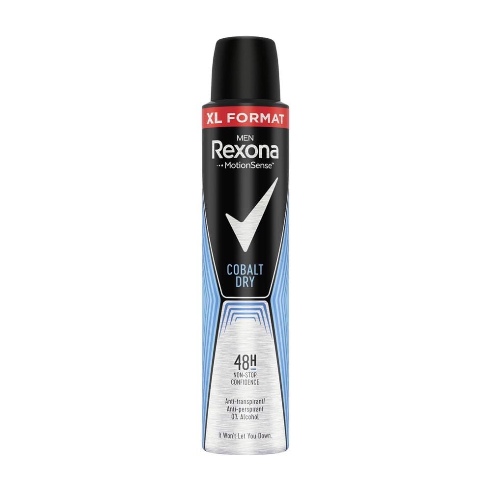 284243 REXONA DEZODORANT MEN SPRAY 200ML COBALT DRY 8720181334757