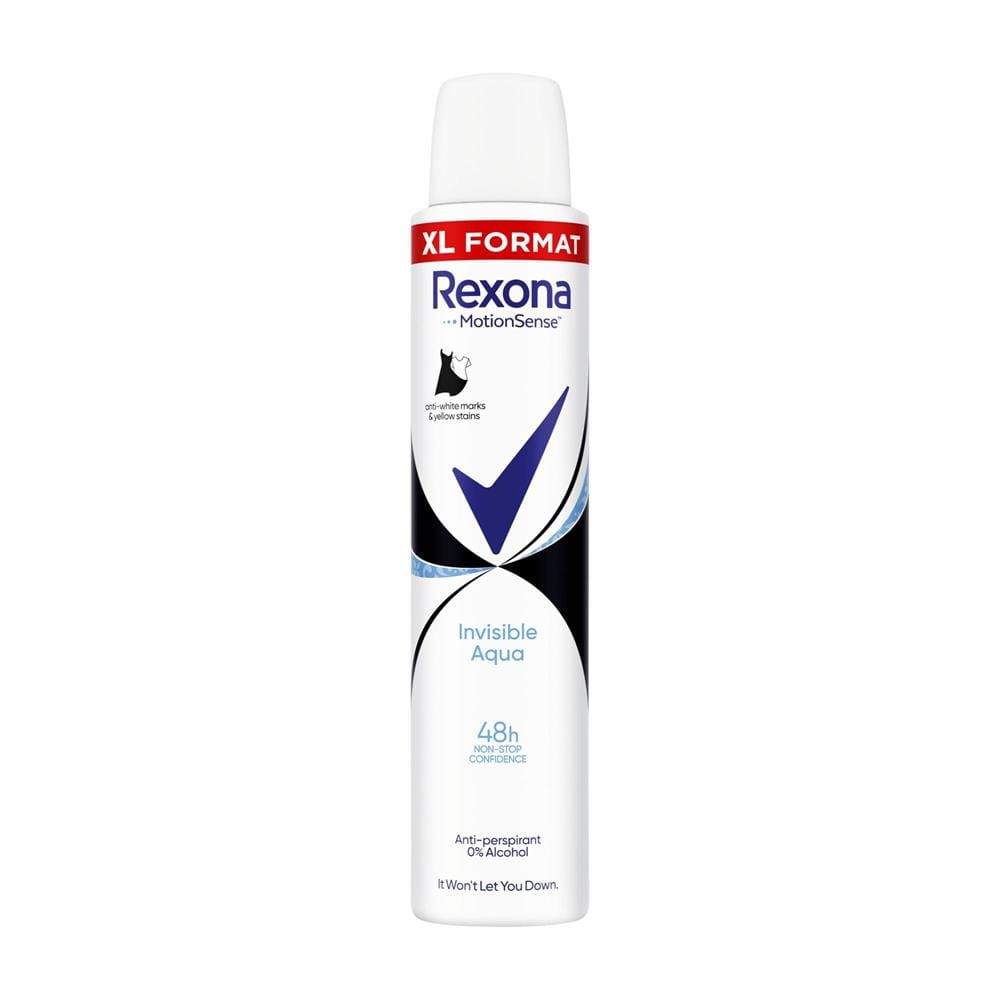 284241 REXONA DEZODORANT WOMEN SPRAY 200ML INVISIBLE AQUA 8720181334733