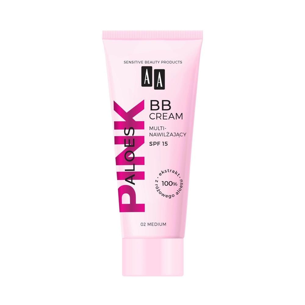 283669 AA ALOES PINK KREM DO TWARZY 30ML BB CREAM MULTINAWILŻAJĄCY SPF15 02 MEDIUM 5900116088587