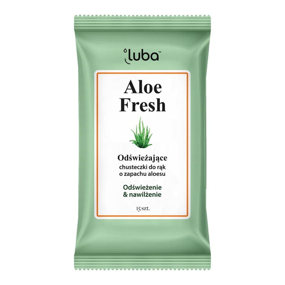 LUBA CHUSTECZKI NAWILŻANE (15) ALOES ODŚWIEŻAJĄCE 5905669367059